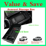 Mercedes Benz Armrest Storage Box C Class W205 GLC W253 2015-2021 C200 C250 GLC200 GLC250 GLC300 GLC