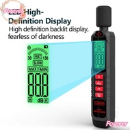 FOREVER Sound Level Meter, 125Hz-8KHz Digital Display Noise Meter, Professional 30-130dB Windproof A