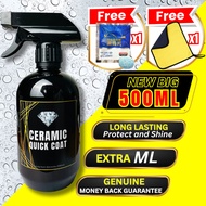 Diamond Coating【500ML Ceramic Quick Coating】 Coating Car Quick Coating Spray Coating Ceramic wax Car