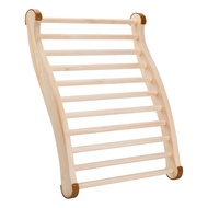 Seas S-Shape Design Sauna Chair Back Sauna Accessories Sauna Backrest Slip Resistant Ergonomic Comfo