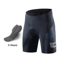 Santic Men Cycling Shorts 4D Padded Shockproof MTB Bicycle Shorts Riding Bottoms Bike Shorts for Men