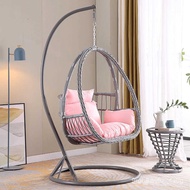 HY-# Cradle Chair Glider Swing Home Indoor Balcony Princess Hanging Basket Rattan Rocking Chair Lazy Rattan Chair Intern