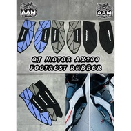 QJ MOTOR AX200S CARPET RUBBER ANTI SLIP DESIGN QJMOTOR AX200 KARPET FOOTREST PEMIJAK KAKI GETAH AX20