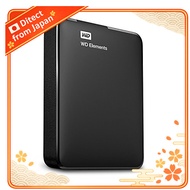 【Direct From JAPAN】WD Portable HDD 4TB USB3.0 Black WD Elements Portable External Hard Drive WDBU6Y0