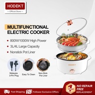 HODEKT 4L Multifunctional Electric Cooker  with Steamer Periuk Masak Elektrik Large Capacity 电煮锅 Non