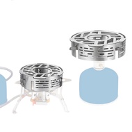 be> 201Stainless Steel Windshield Rings Camping Fire Cover for Single Burners