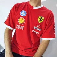 NEW 2025 2026 F1 Scuderia Ferrari POLO Shirt Team T-Shirt II 1:1
