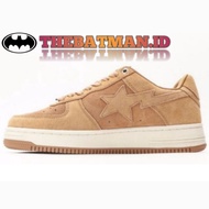 Sepatu A Bathing Ape Bape Sta beige Suede Original BNIB