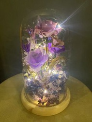火樹銀花歐式玻璃花盅小夜燈 大款 市售3000