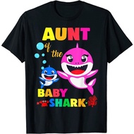 Aunt Of The Baby Shark Birthday T-Shirt Aunt Shark T-Shirt