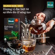 DILMAH - Hộp EARL GREY 50gram / 25 túi lọc - TRÀ ĐEN BÁ TƯỚC Gourmet Earl Grey Ceylon Tea