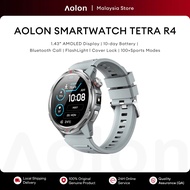 Aolon Tetra R4 Smart Watch AOD AMOLED Screen 24-Hour Health Monitoring Custom Wallpapers Sports Stra