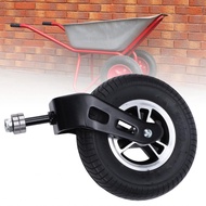 8 Inch Caster Wheel 36PSI Iron Bracket Aluminum Alloy Hub Inflatable Rubber Universal for Hand Cart 
