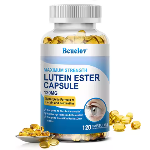 Bcuelov Lutein & Zeaxanthin, Eye Health Supplement, Supports Vision Health, Macula Health, 120 Capsu