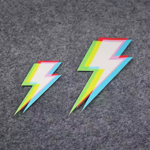 Daydream Series Color Lightning Personality Sticker Waterproof Decal For Motorcycle EV Auto Exterior
