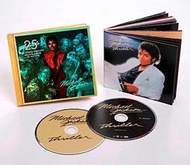 《麥可傑克森》CD+DVD顫慄(25週年燙金精裝別冊限量珍藏版) Michael Jackson -Thriller全新