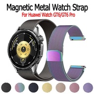 Metal Strap for Huawei Watch GT6 5 GT6 5 Pro 46mm Smart Watch Band Magnetic Statinless Steel Bracele