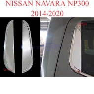 2 Pieces Of Door Pillars Nissan Np 300 Navara 2014-2021 Chrome Plated NP300 Rear Pillar Cover Access