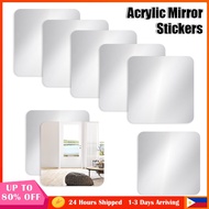 3D Mirror Wall Stickers / Thicken Flexible Self-adhesive Mirror Stickers / DIY Art Acrylic Mirror