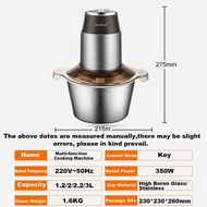 meat food grinder processor mixer fruit blender maker steel