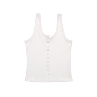 PAMECO - Nova Tank Top [พร้อมส่ง] เสื้อกล้ามทรงเข้ารูป ผ้ายืด ตกแต่งกระดุม