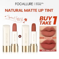 Focallure Jasmine Meets Rose Matte Lipstick-High Pigment Long-Lasting Waterproof Non-Clump 2PCS Foca
