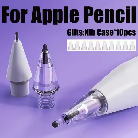 Pencil Tips For Apple Pencil 1/2 Gen Replacement Crystal Diamond Tips For iPad Pencil 1/2 Anti-wear 