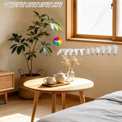 1-12PCS AC100-240V CRI90+ E27 GU10 MR16 GX53 LED Bulb Power 7W 10W 15W 18W Soft Light 4000K for Stud