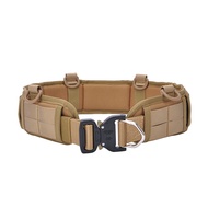 [Tactical Belt] Men's Belt A-3 Outdoor Tactical Plastic Suspension molle System Military Fan CS Tact