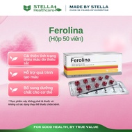 FEROLINA pills support hematopoiesis, help reduce the risk of iron deficiency anemia (Box/50 pills)