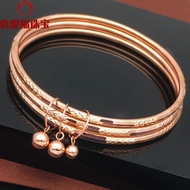 Jewelry Russia Au585 Purple Gold Color Gold Rose Gold Three Lifes Three Worlds Bracelet for Girlfrie
