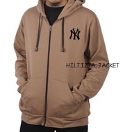 Oversized Zipper Hoodie with Ny Logo Size Xl Xxl 3Xl 4Xl 5Xl
