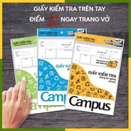 Campus test paper, high quality products, Cong Nhi Stationery