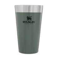 STANLEY冒險系列真空不銹鋼品脫杯/ 0.47L/ 錘紋綠