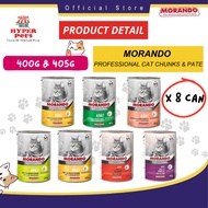 MORANDO . CAT . CAN . 400g Chunk & 405g Pate . Best Buy . (400g/405g x 8 Can)