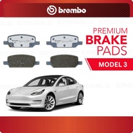 BREMBO Rear Pads (L+R) - Tesla Model 3 (5YJ3) 2017 Model Y (5YJY) 2019