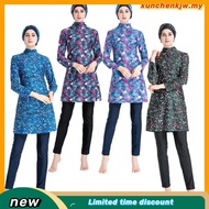 Ladies Swimwear Full Cover 3 Pieces Set Muslimah Swimming Suit