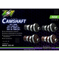 ESR MOTOR CAMSHAFT  FOR WAVE 125 4 VALVE LIGHTWEIGHT DESIGN