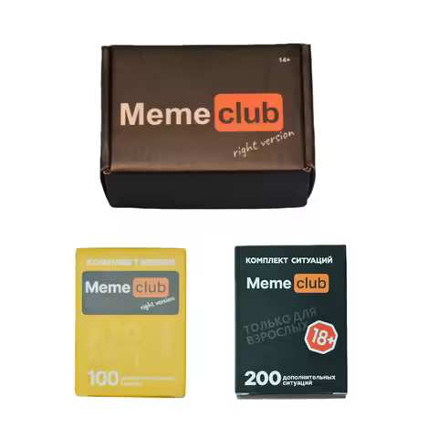 《Meme Club: 3-in-1 Emoticon Game Set》, Board Games, Interactive Tabletop Games, Card Games Suitable 