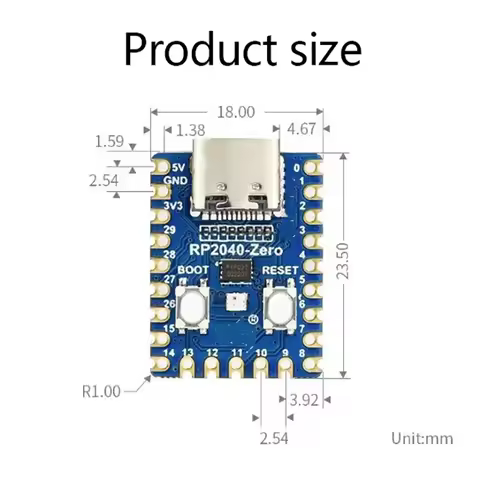 NEW SALE RP2040-Zero RP2040 For Raspberry Pi Microcontroller PICO Development Board Module