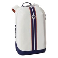 ★瘋網球★現貨典藏🎾2023法網 Wilson RG Super Tour Backpack 網球拍袋 後背包(白藍)