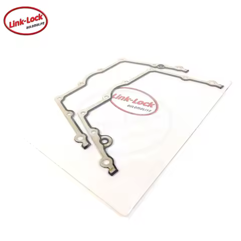 LINK-LOCKTiming Cover Engine Timing Chain Case Gasket 11147506425 + 11147506424 for N62 E65 E66 E63 