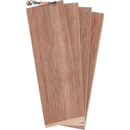 4pcs Black Walnut Wood Chip Hilt Material Unfinished Wood Camel 12.1x4.1x1.1cm