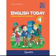 buku teks PIJAR English today kelas 4 penerbit Quadra