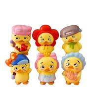DUCK- BEBEK Cake Topper/ DUCK- BEBEK SQUISHY Cake Decoration contains 4 pcs