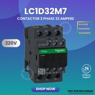 Contactor 3P 32A 3 Phase 32 Ampere Schneider Lc1D32M7 Contactor Ori