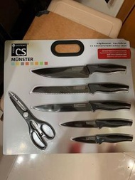 Carl schmidt sohn cs kochsysteme munster 6 pcs knifes set 6件刀具套裝 koch systeme knife