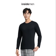 INSIDEMEN - Men's round neck long-sleeved thermal t-shirt ILT021W3
