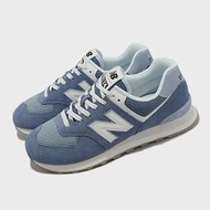 New Balance 休閒鞋 574 男鞋 女鞋 情侶鞋 藍 白 麂皮 經典 復古 NB 紐巴倫 U574FDG-D