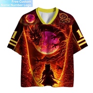2026 New Jersey Sports Short Sleeved Jersey, V-neck Short Sleeved Jersey, Y2K Sports Fashion 3D Prin